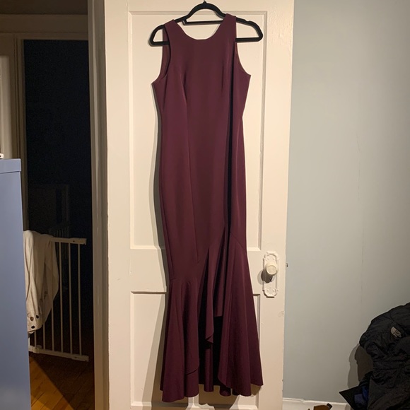 🌟Host Pick🌟 Vince Camuto rich purple mermaid style gown - Picture 14 of 16
